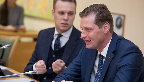 Gabrielius Landsbergis ir Kęstutis Mažeika
