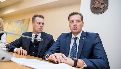 Gabrielius Landsbergis ir Kęstutis Mažeika