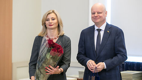Rita Tama&scaron;unienė ir Saulius Skvernelis