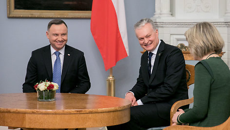 Andrzejus Duda ir Gitanas Nausėda