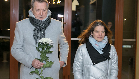 Vytautas &Scaron;i&scaron;kauskas su drauge