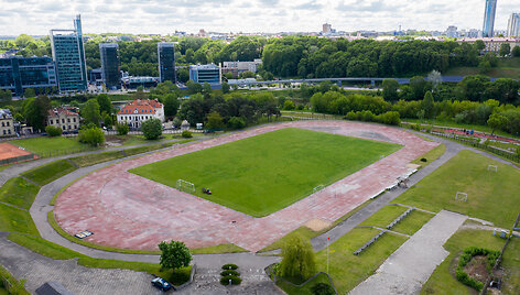 Buvęs LEU stadionas Vilniuje, Žvėryne