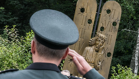 Minėjimas prie Medininkų memorialo