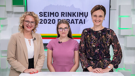 Au&scaron;rinė Armonaitė, Liepa Želnienė, Viktorija Čmilytė-Nielsen