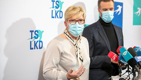 Ingrida &Scaron;imonytė ir Gabrielius Landsbergis