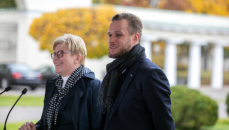 Ingrida &Scaron;imonytė ir Gabrielius Landsbergis