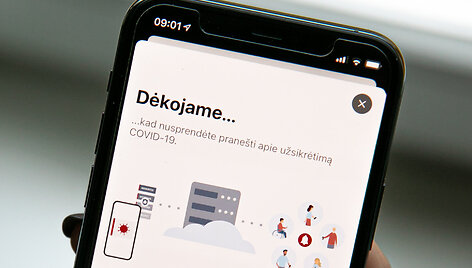 Mobilioji programėlė &bdquo;Korona Stop LT&ldquo;