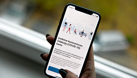 Mobilioji programėlė &bdquo;Korona Stop LT&ldquo;