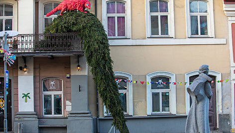 Jolitos Vaitkutės kūrinys „Eglutė, netelpanti į balkoną, ir skujuotis“