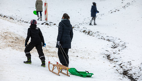 Žiemos pramogos ant Išganytojo kalno