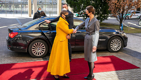 Kersti Kaljulaid ir Viktorija Čmilytė-Nielsen