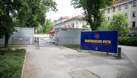 Naujasis vakcinacijos punktas Lukiškių aikštėje