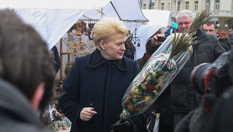 Prezidentė D.Grybauskaitė Kaziuko mugėje