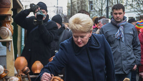 Prezidentė D.Grybauskaitė Kaziuko mugėje