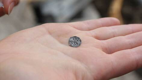 Archeologai tyrinėja rekonstruojamą &Scaron;ventaragio gatvę.