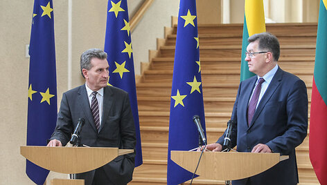 Giuntheris Oettingeris ir Algirdas Butkevičius