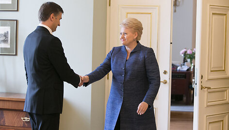 Jaroslavas Neverovičius ir Dalia Grybauskaitė