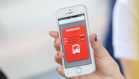 Bilieto i&scaron;maniajame telefone pristatymas