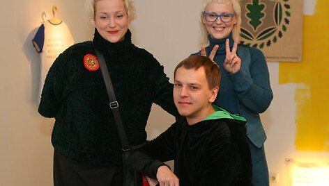 Dizaineriai J.Rimkutė, I.&Scaron;iaviakovaitė ir E.Kavarskas
