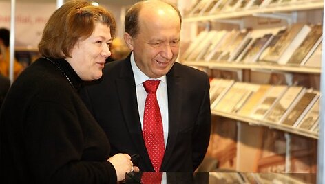 Vilniaus Knygų mugėjė lankėsi Ministras pirminkas Andrius Kubilius