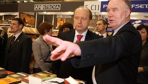 Vilniaus Knygų mugėjė lankėsi Ministras pirminkas Andrius Kubilius