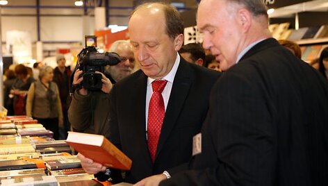 Vilniaus Knygų mugėjė lankėsi Ministras pirminkas Andrius Kubilius