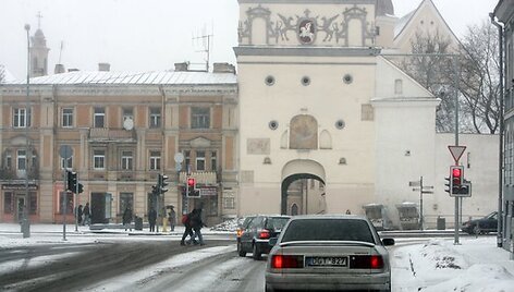 Snieginga kovo 9 d. Villniuje
