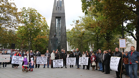 Protestas pries imigraciją Vilniuje