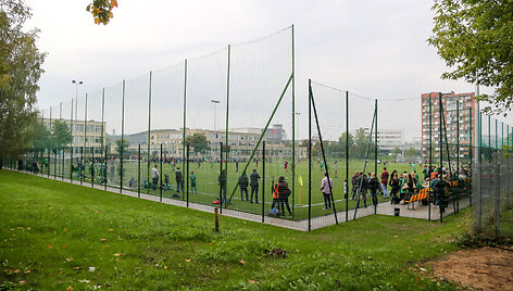 Senvagės gimnazijos stadiono atidarymo renginys