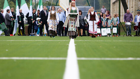 Senvagės gimnazijos stadiono atidarymo renginys