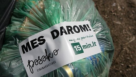 Aplinkos tvarkymo akcija &bdquo;Darom&ldquo; sostinėje