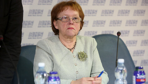 Lietuvos mokytojų profesinės sąjungos pirmininkė Jūratė Voloskevičienė