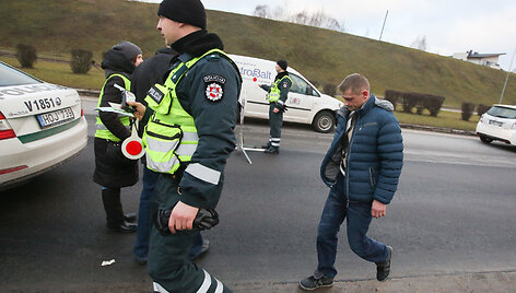 Policijos reidas Geležinio Vilko gatvėje