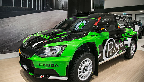 &bdquo;&Scaron;koda Fabia R5&ldquo; ralio automobilio pristatymas