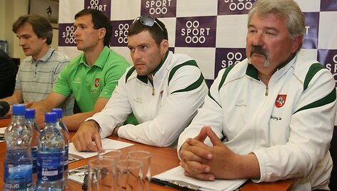 Lietuvos baidarių ir kanojų irklavimo rinktinės spaudos konferencija