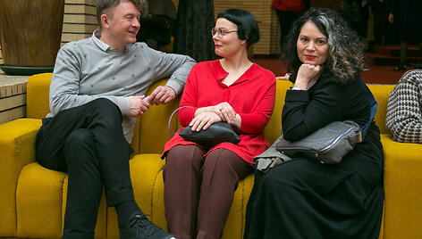 Ignas Jonynas, Sandra Straukaitė (de&scaron;inėje)