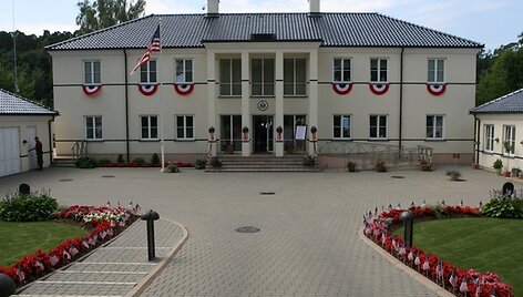 JAV nepriklausomybės dienos proga Amerikos rezidencijoje surengtas svečių priėmimas