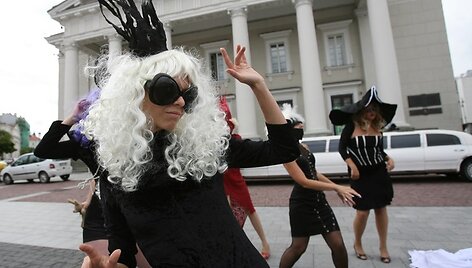 Lady Gagos nustebino Vilniaus gyventojus ir svečius