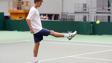 Treniruotės akimirka