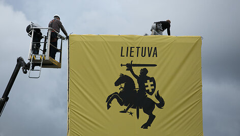 Lietuvos futbolo rinktinės treniruotė