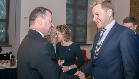 Saulius Skvernelis ir Eugenijus Gentvilas