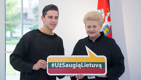 Donatas Montvydas ir Dalia Grybauskaitė