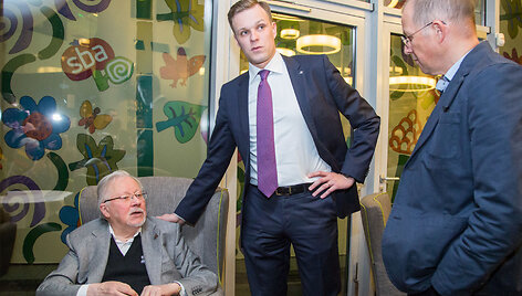 Vytautas Landsbergis ir Gabrielius Landsbergis
