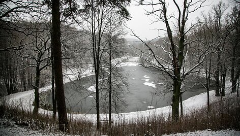 A.Pu&scaron;kino parkas žiemą
