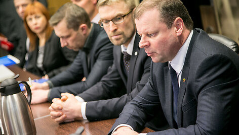 Linas Kukuraitis ir Saulius Skvernelis