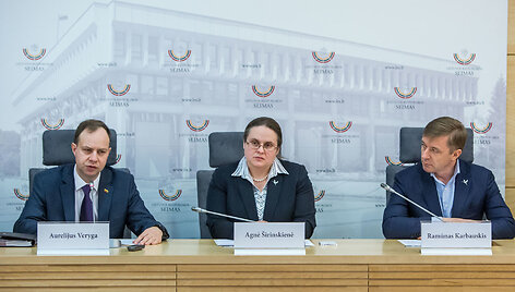 Aurelijus Veryga, Agnė &Scaron;irinskienė, Ramūnas Karbauskis