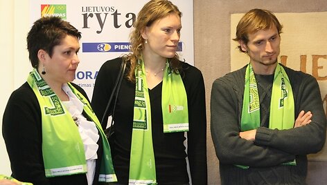 Daina Gudzinevičiūtė, Austra Skujytė ir  Edvinas Krungolcas