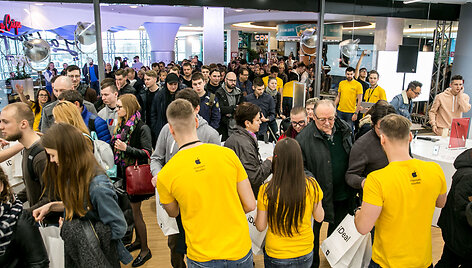 &bdquo;Apple Premium Reseller&ldquo; parduotuvės atidarymo akimirka