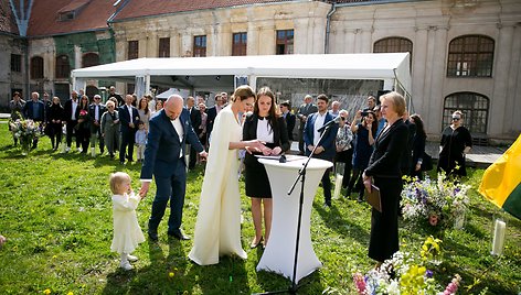 Editos Kabaraitės ir Sauliaus Jovaišo vestuvių akimirka