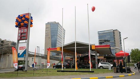 Pirmosios &bdquo;Circle K&ldquo; degalinės atidarymas Vilniuje